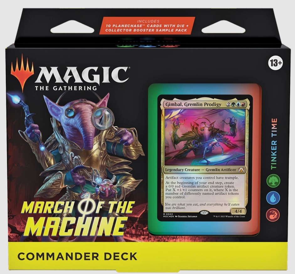 Magic the Gathering March of the Machine Commander Deck: Tinker Time (Green-Blue-Red)